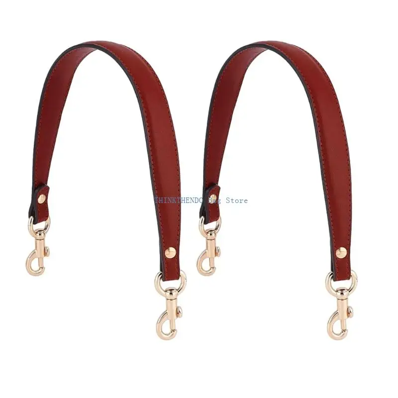 340D Short Bag Replacement Strap with Smooth Stitched Finish and Gold-Tone Clasps, for Purse Use and Daily Carry Needs