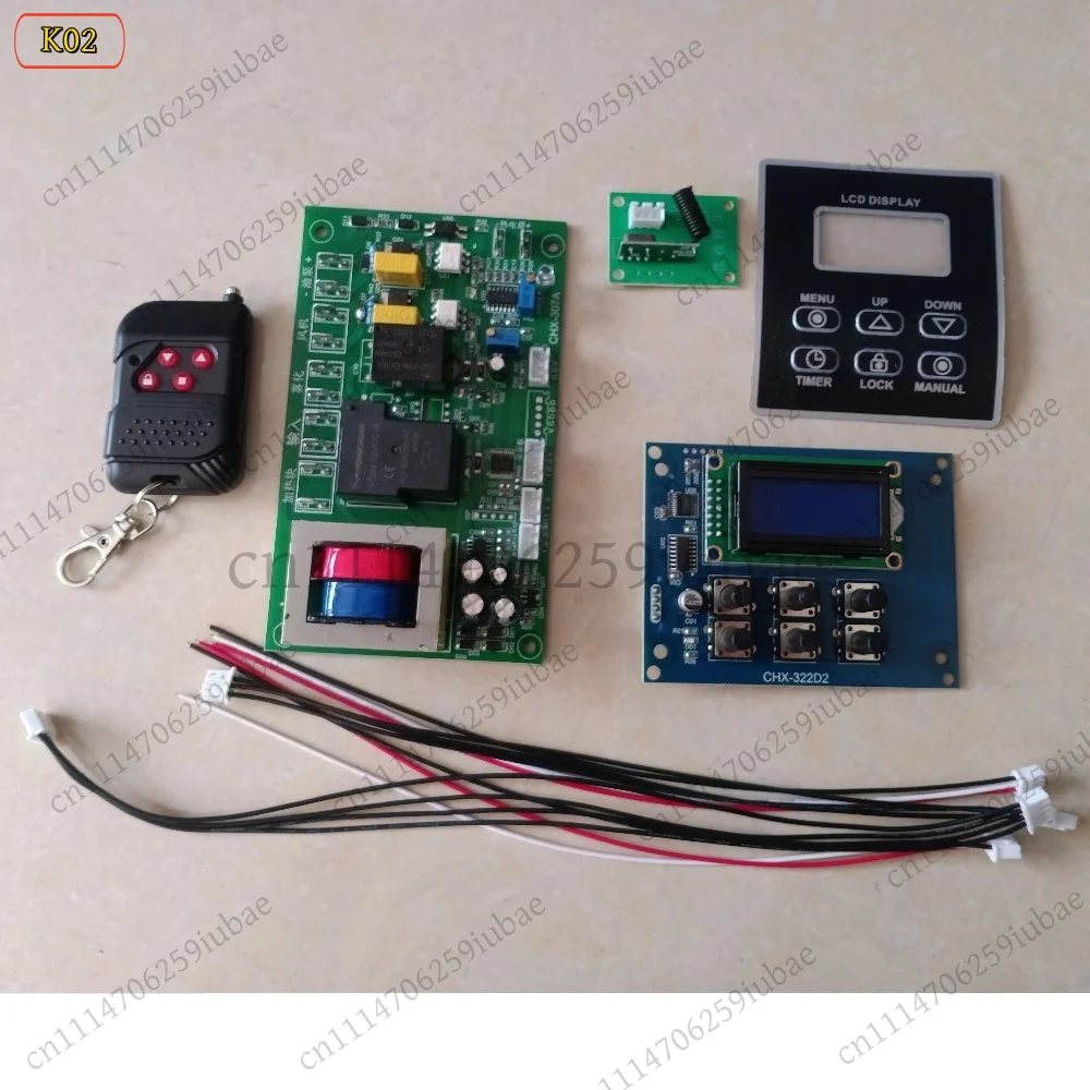 Fog Machine Mainboard 110V 220V 1500W-3000W LCD Display for Stage Effect Hazer Smoke Machine, Replacement Parts