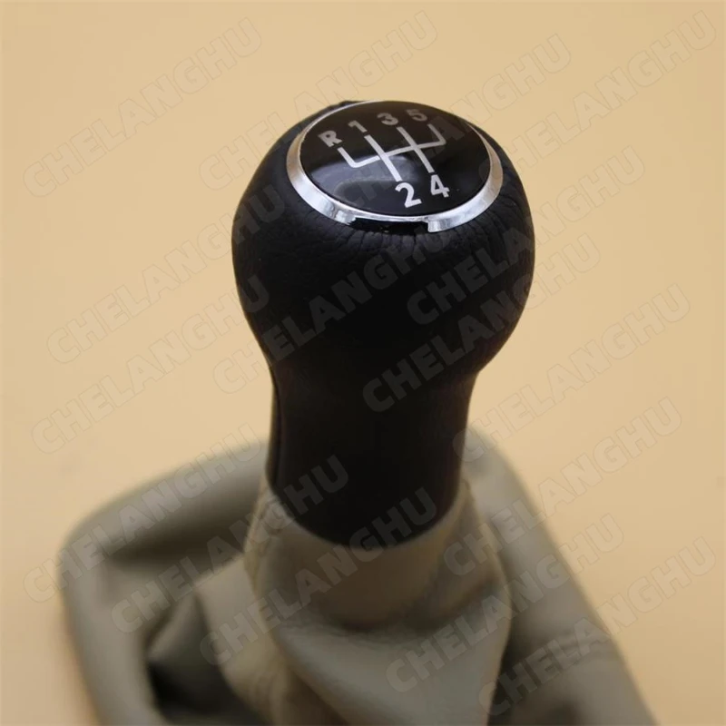 For VW Beetle 1998 1999 2000 2001 2002 2003 2004 2005 2006 2007 2008 2009 Car 5 Speed Gear Stick Shift Knob Level Leather Boot