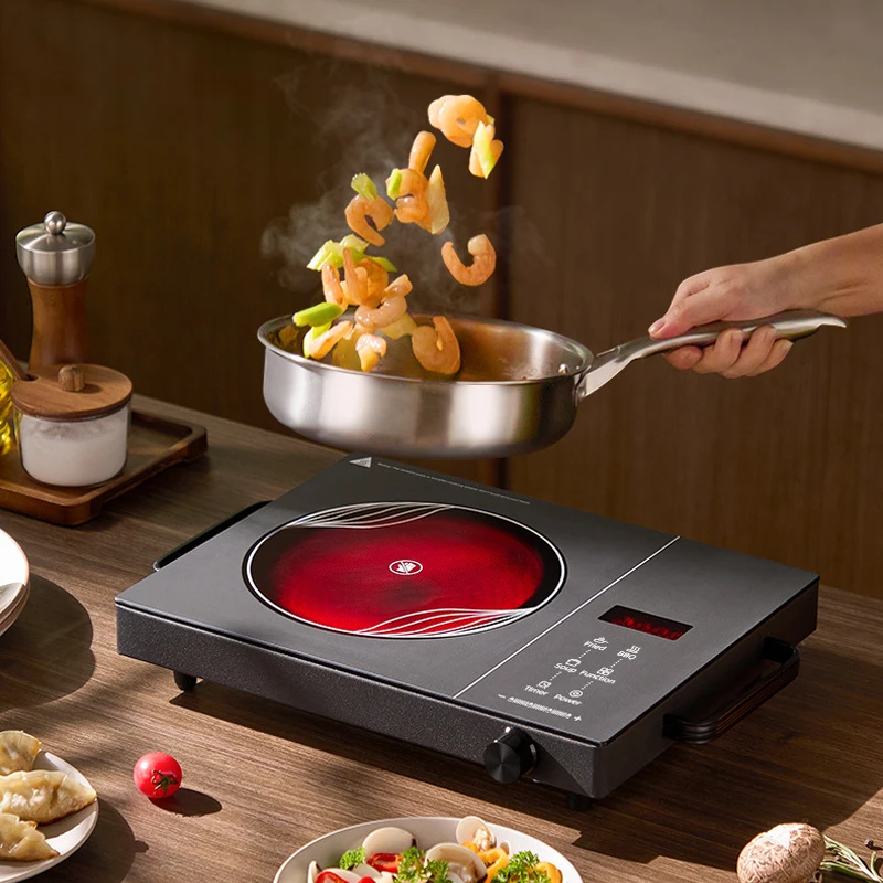 Estufa eléctrica de cerámica de 3500W, máquina de té, calentador de placa caliente eléctrico, horno de calefacción, estufa de té, caldera de agua para el hogar de 220V