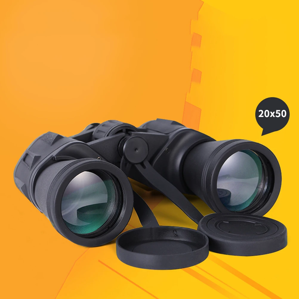 

20x50 Black Plastic Telescope Low Light Night Outdoor Portable Binocular High Power Telescope for Hunting