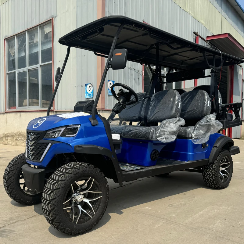 يُباع مباشرة من قبل الشركات المصنعة الصينية، وعربات جولف ببطارية ليثيوم أيون 4 × 4 معتمدة من DOT (4 مقاعد و6 مقاعد). #1