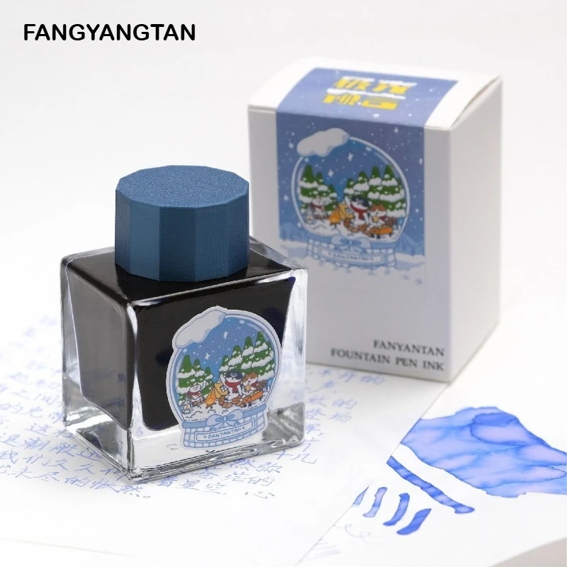 

Winter Limited FANGYANGTAN 20 Colors 50ml Sheen Fountain Pen Ink Non-Carbon for Glass Dip Pen School Supplies Stationery