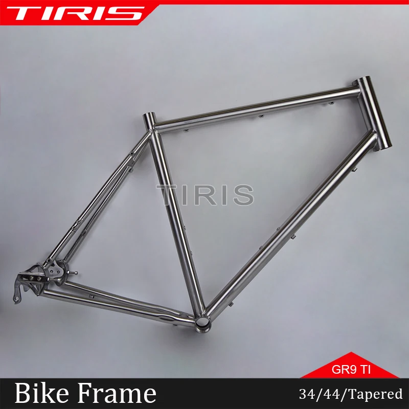 TIRIS-CRR9 Gravel Bike Frame with Sliding Dropout Gates Belts Drive for Rohloff Internal Gear Bicycle Framework 700C,Custom