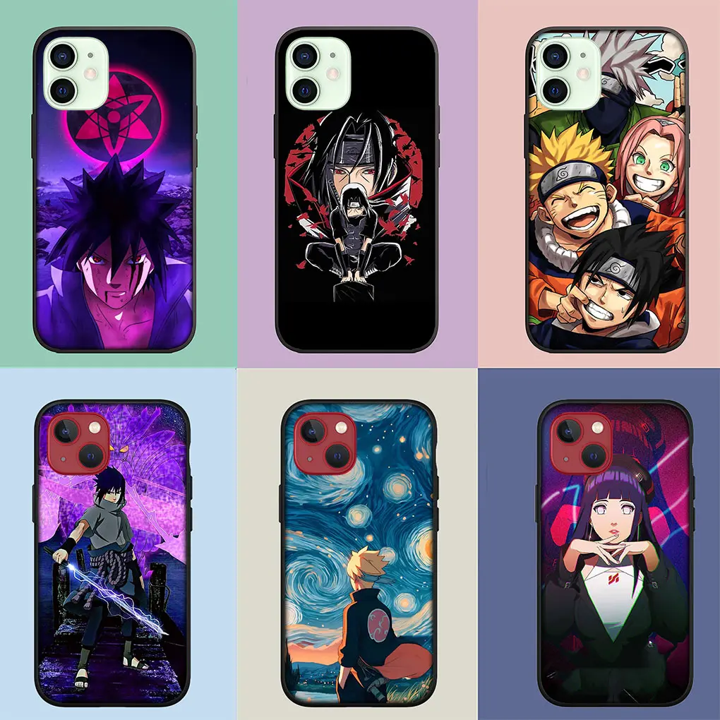 Itachis Akatsukis Uchihas Pain Sasuke hone Cover Case for Apple iPhone 15 14 Plus 13 12 Mini Pro Max XR + 13Pro 14+ 15+ Casing