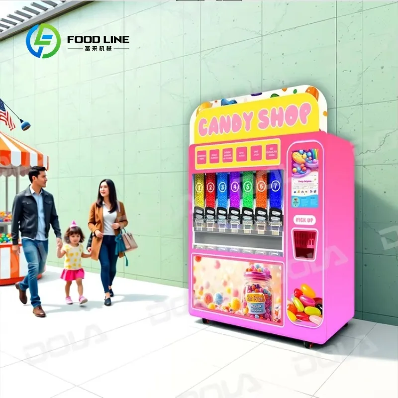 Bulk Candy Dispenser Vending Machine High Efficiency Customized Self-service Equipment Suitable for Crowded Retail Sites