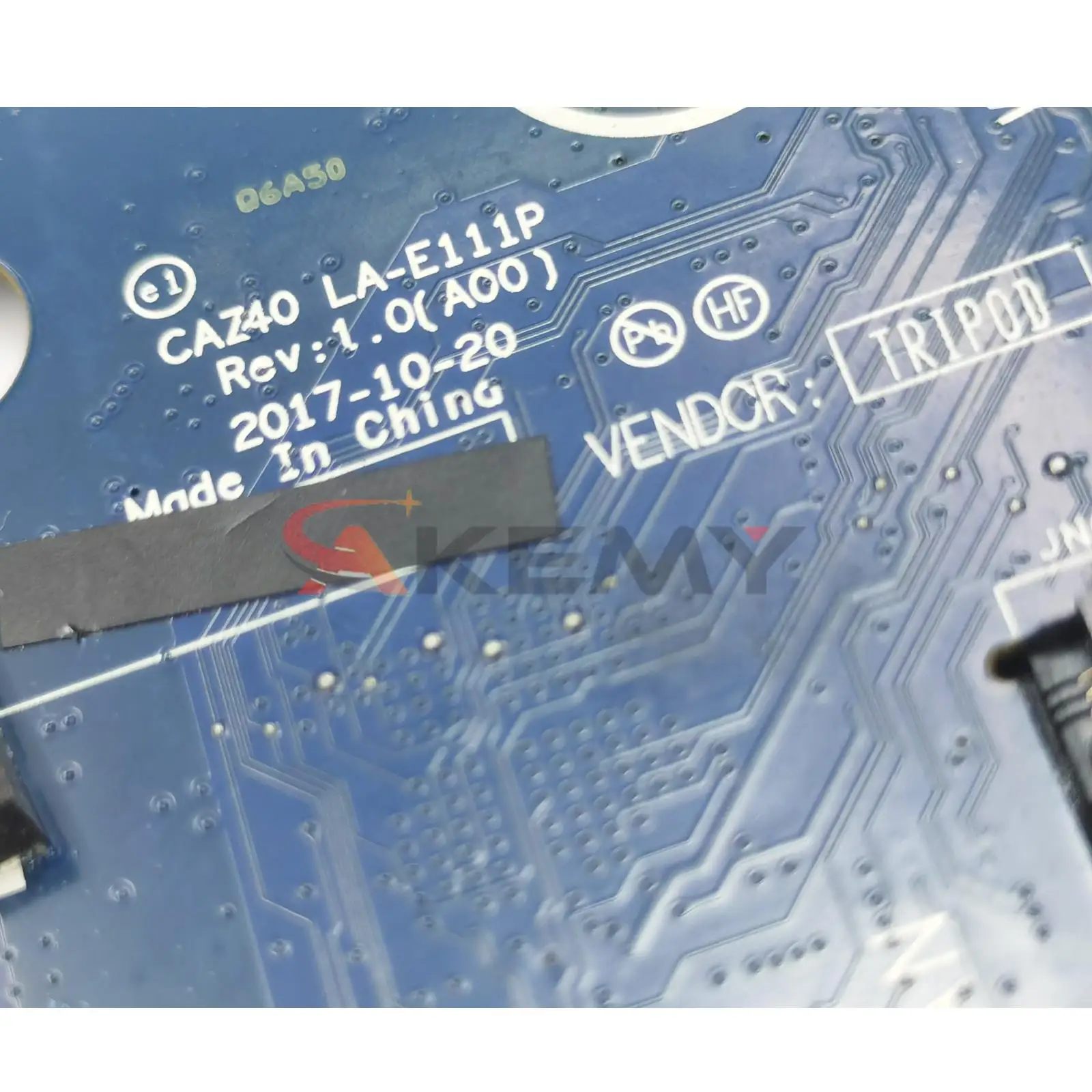 For DELL HighPerformance Mainboard LA-E111P Laptop Motherboard Latitude 5289 7389 04T8FJ 0PTJYM CPU i3 i5 i7 100% Tested