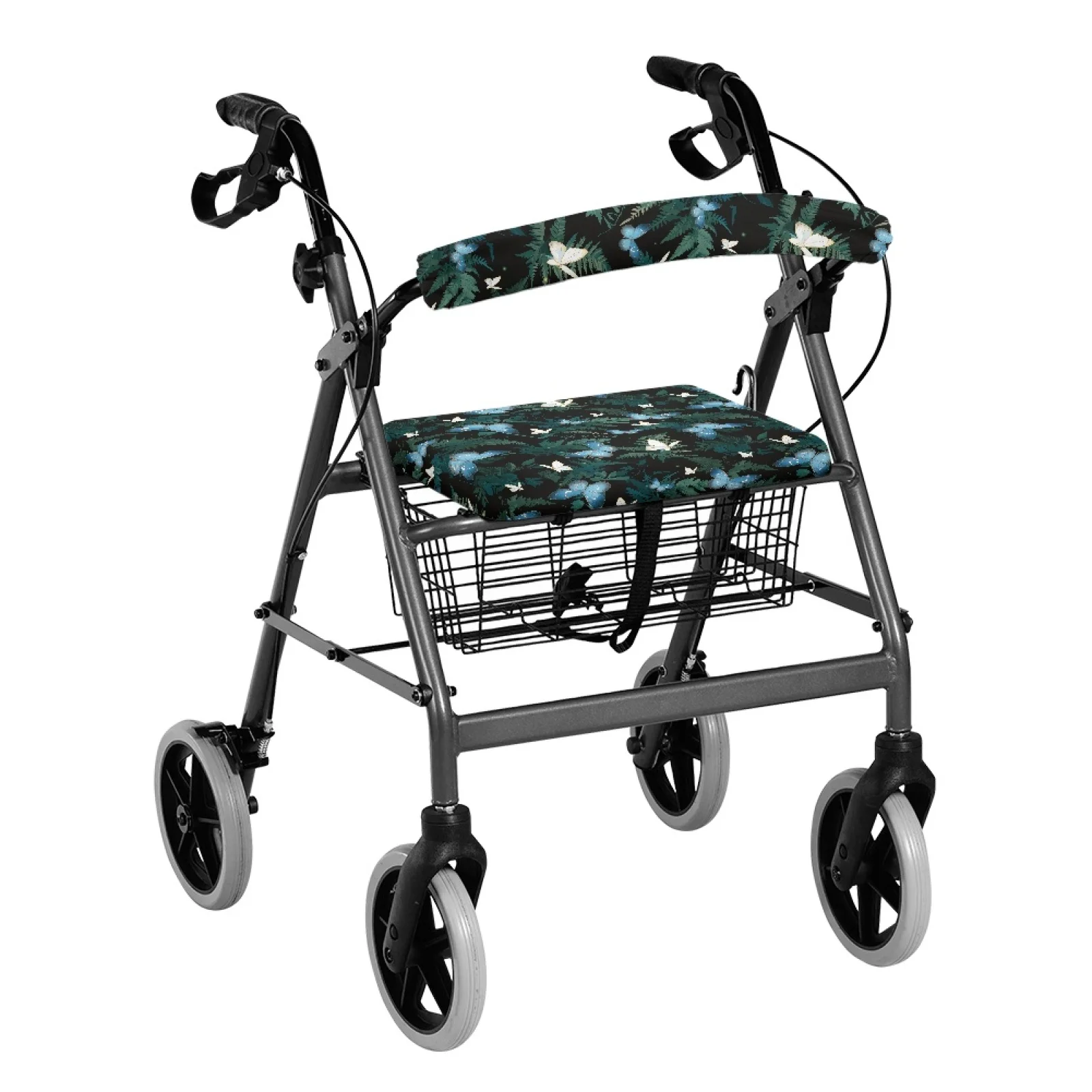 Coloranimal Fits Rollators Stretchable Material 2 Pieces Walker Cover for Ladies for Outdoor Park Butterfly