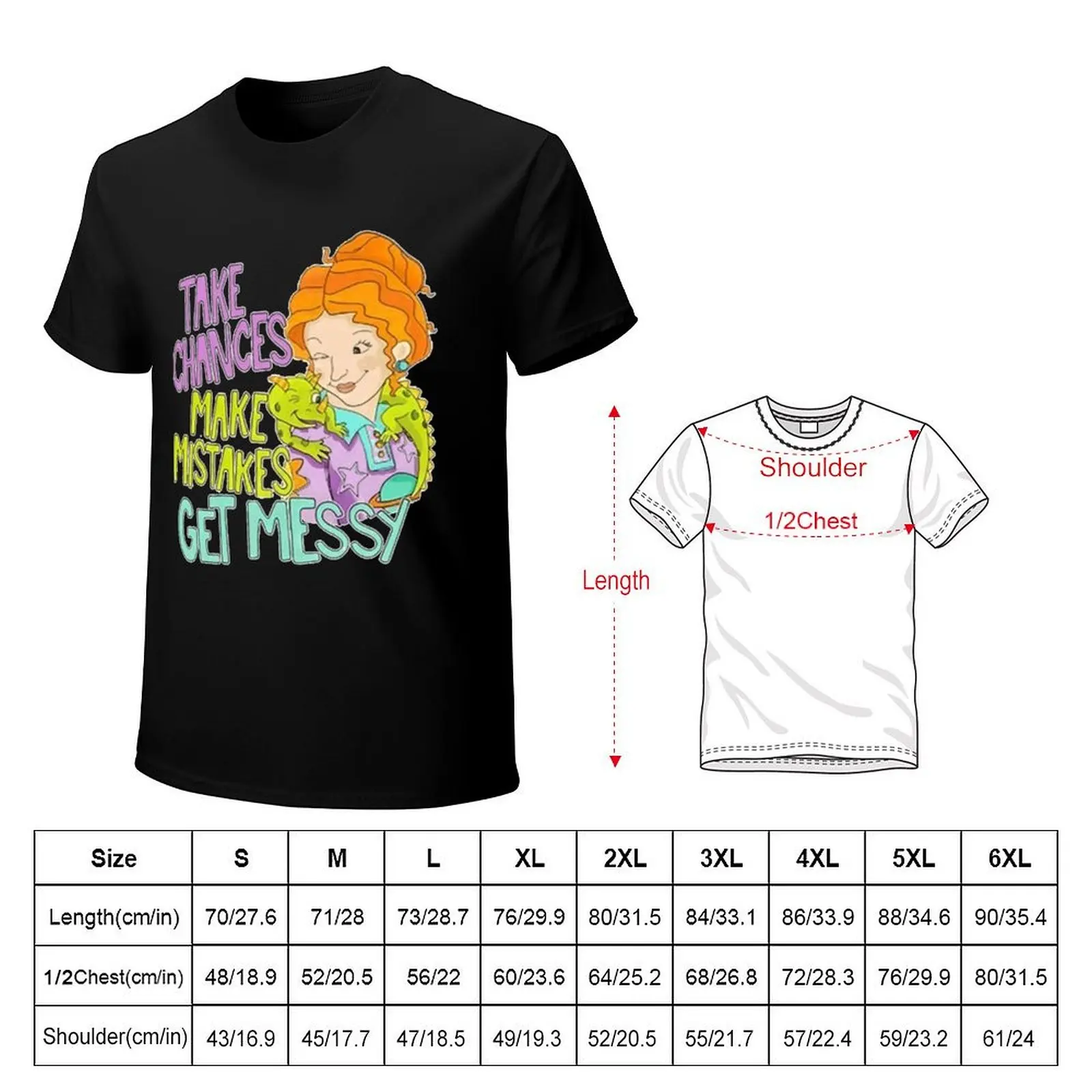 Ms Frizzle T-Shirt Plus Size Outdoor Casual Top