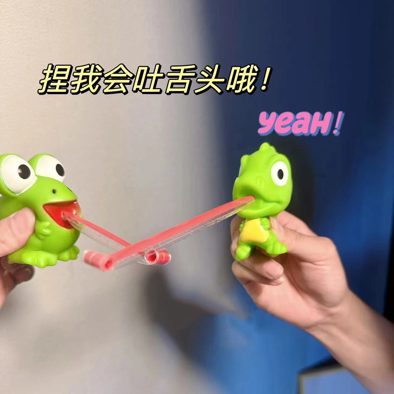 

Novelty Funny Decompression Squeeze Spit Tongue Small Frog Dinosaurs Creative Squeeze And Squeak Kids Pinch Music Fidget Toys