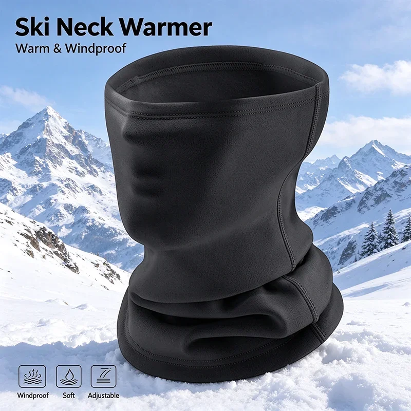 Winter Neck Warmers Balaclava Ski Masks Windproof Thermal Cold Proof Full Face Adult Kids Trendy Outdoor Cycling Warm Snow Gears