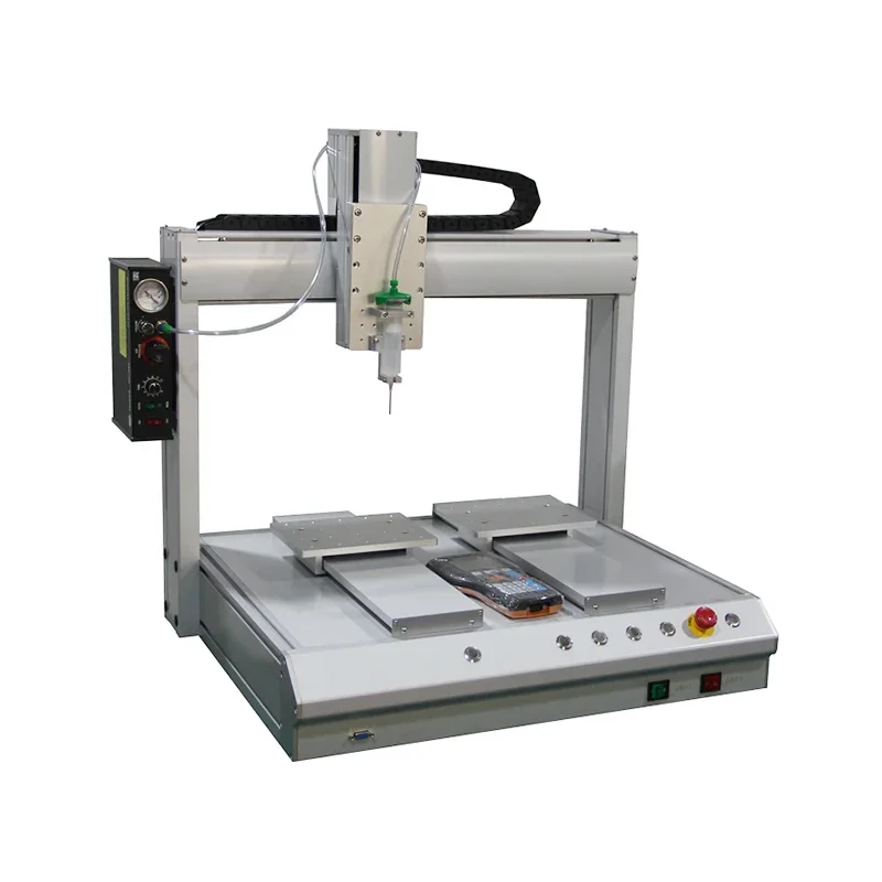 New Product Four-axis Automatic Desktop Dispensing hine with Cold Glue & Hot Melt Glue Pump Core Components