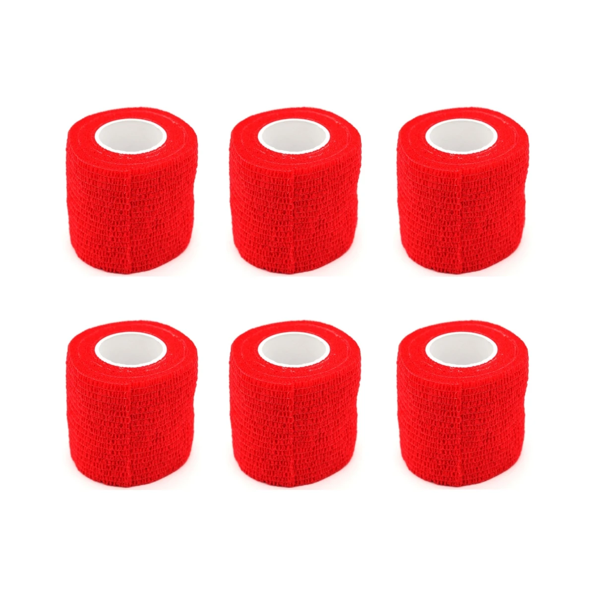 6/12PCS Gaze Verband Selbst-klebe Atmungsaktive Elastische Bandagen für Nagel Tattoo Kunst Sport Befestigung Finger Handgelenk bein