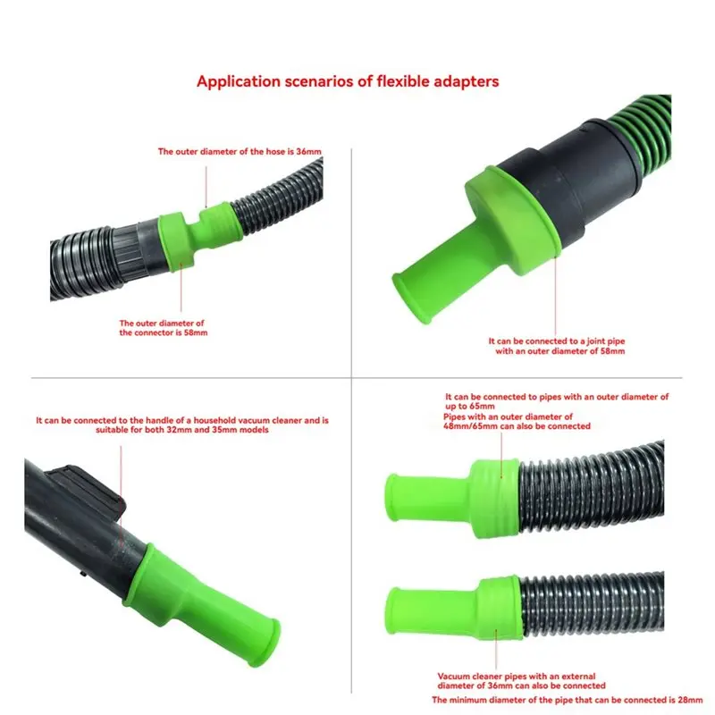 DTA4-Multi-Functionality Angle Grinder Adapter Kit For Festool Dewalt Karcher And Miele Vacuum Cleaner Accessories