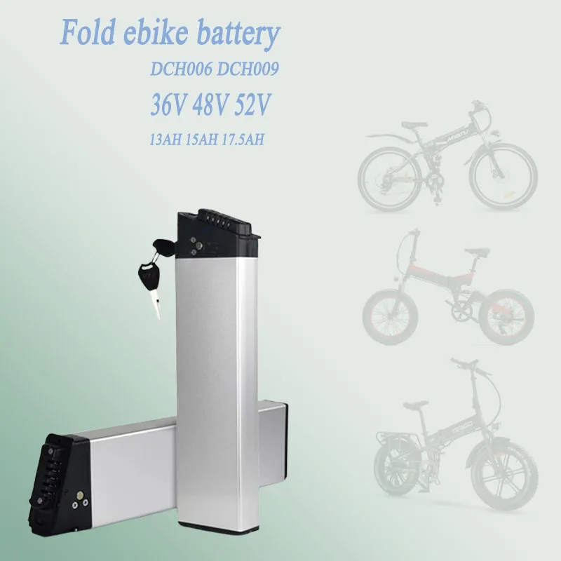 Fold ebike lithium ion batter48V 17.5Ah 16Ah 13Ah 36v 52v Replacement Battery  For MATE X Bike Battery DCH-009