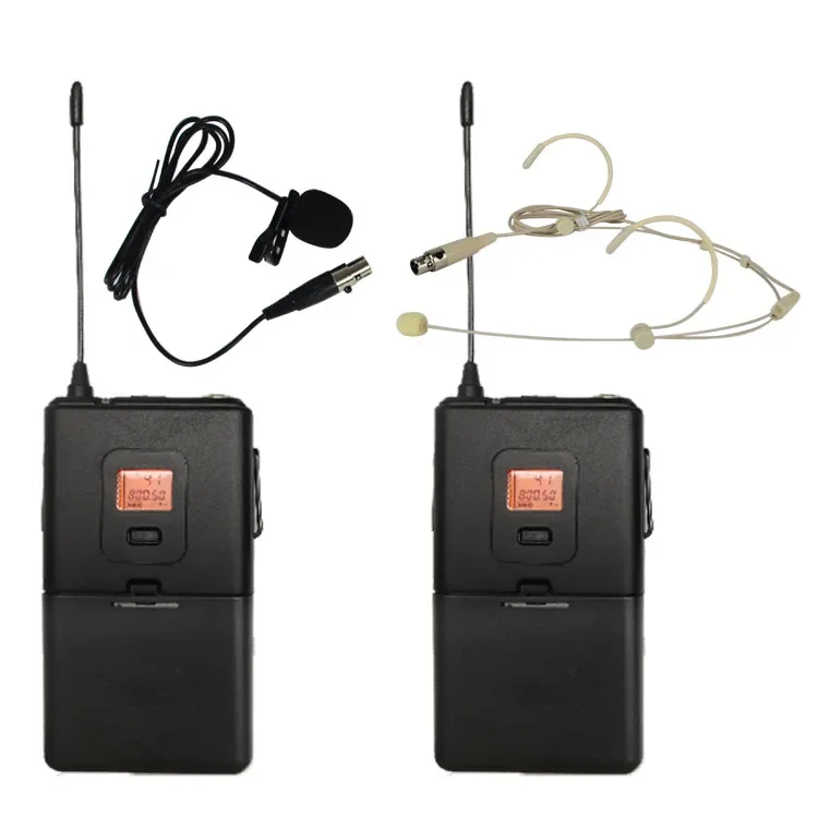 UHF Professional Audio Microphone Long Distance Wireless Microphone System AS-9K Wireless Microphone Headset Mic