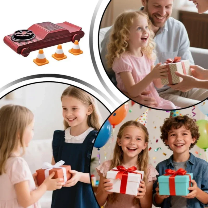 Taschen-Drift-Fidget-Auto 3D-Gedrucktes Mini-Finger-Drift-Auto Spinner Gyro Tragbares Stress- und Angstabbau-Schreibtischspielzeug für Kinder und Erwachsene – Detail 5