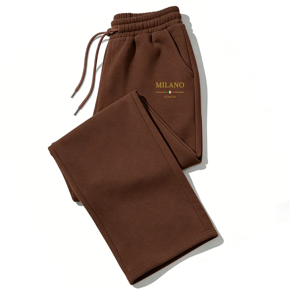 2026 Heißer Verkauf: Jogginghose mit Milan-City-Print für Herren und Damen, Herbst/Winter, lässig, hochwertige Outdoor-Lauf- und Sport-Sweatpants – Detail 7