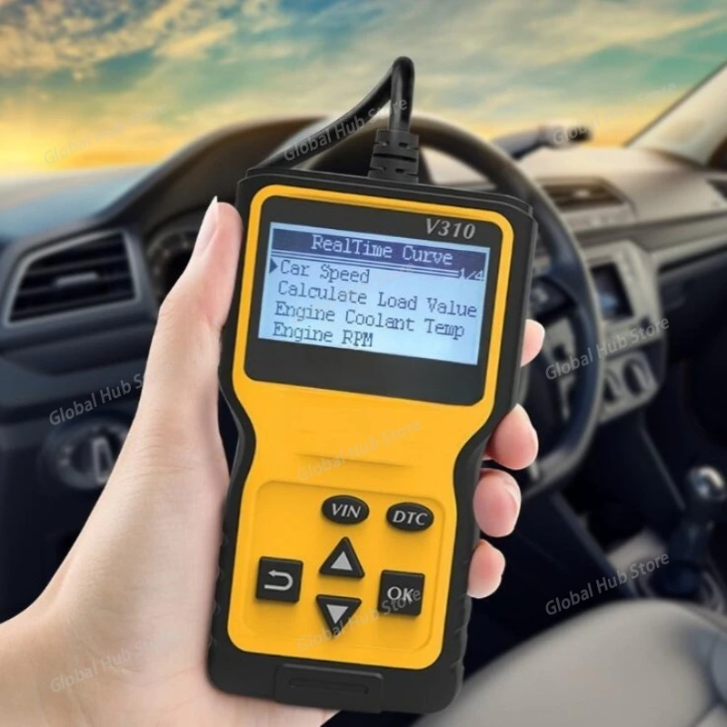 

V310 Car Scanner OBD2 12V 24V for Car Truck Engine J1939 J1587 J1708 OBD 2 II Clear Fault Scan Code Reader Car Diagnostic Tools