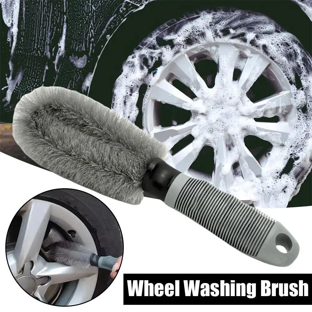 

1PC Car Wheel Brush Tire Cleaning Brushes Tools Car Rim Duster Detailing Scrubber Tools Truck Motorcycle Car Brush Cleaner