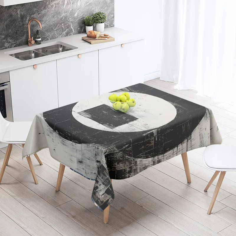 الشمال الحد الأدنى هندسية مفرش المائدة 140X200cm آلة قابل للغسل Ins نمط الطعام مفرش المائدة غرفة المعيشة المنزلية ديكور