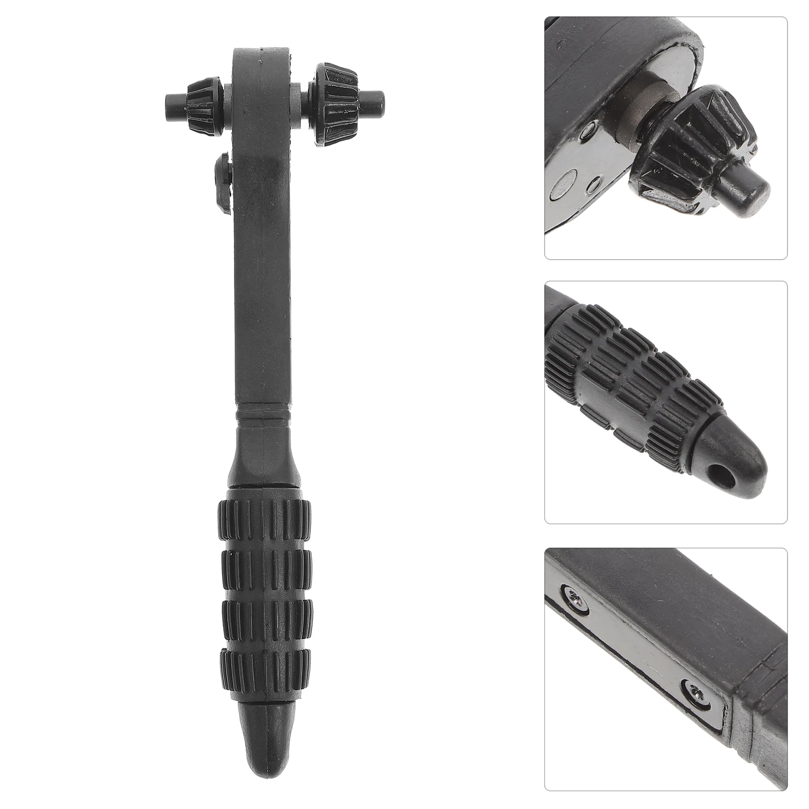 Профессиональный сверлильный патрон 2 в 1, гаечный ключ с храповым механизмом, ручной инструмент для электромонтажа, портативный, компактный, легкий