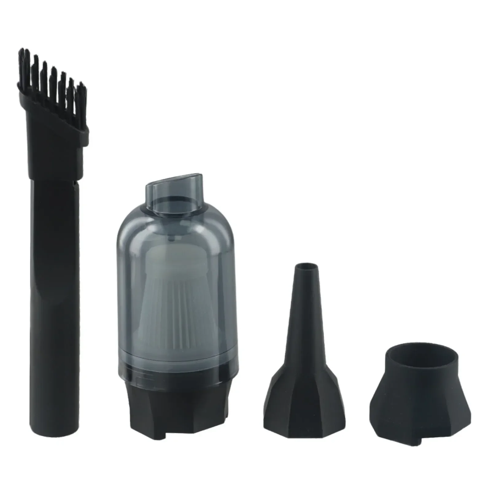 

For Storage And Transportation Handheld Fan Vacuum Dust Vacuuming Kit Transparent Design Wear Resistance Labor-saving