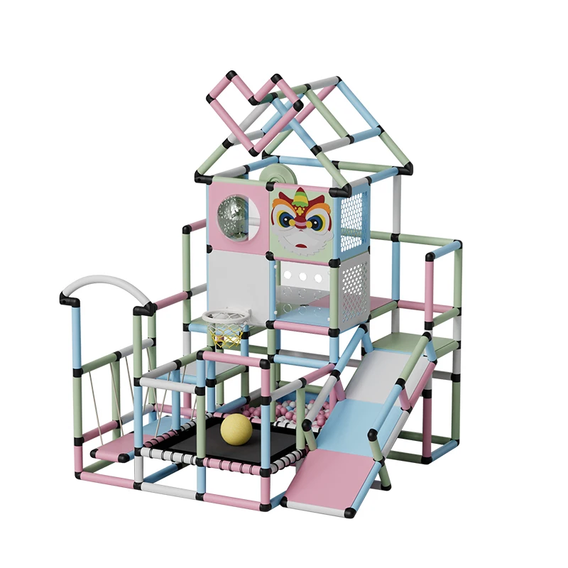 

Baby Climbing Frame Toys Kids Small Trampolines Building Play Structures Indoor School Fun Educational Learning Toys