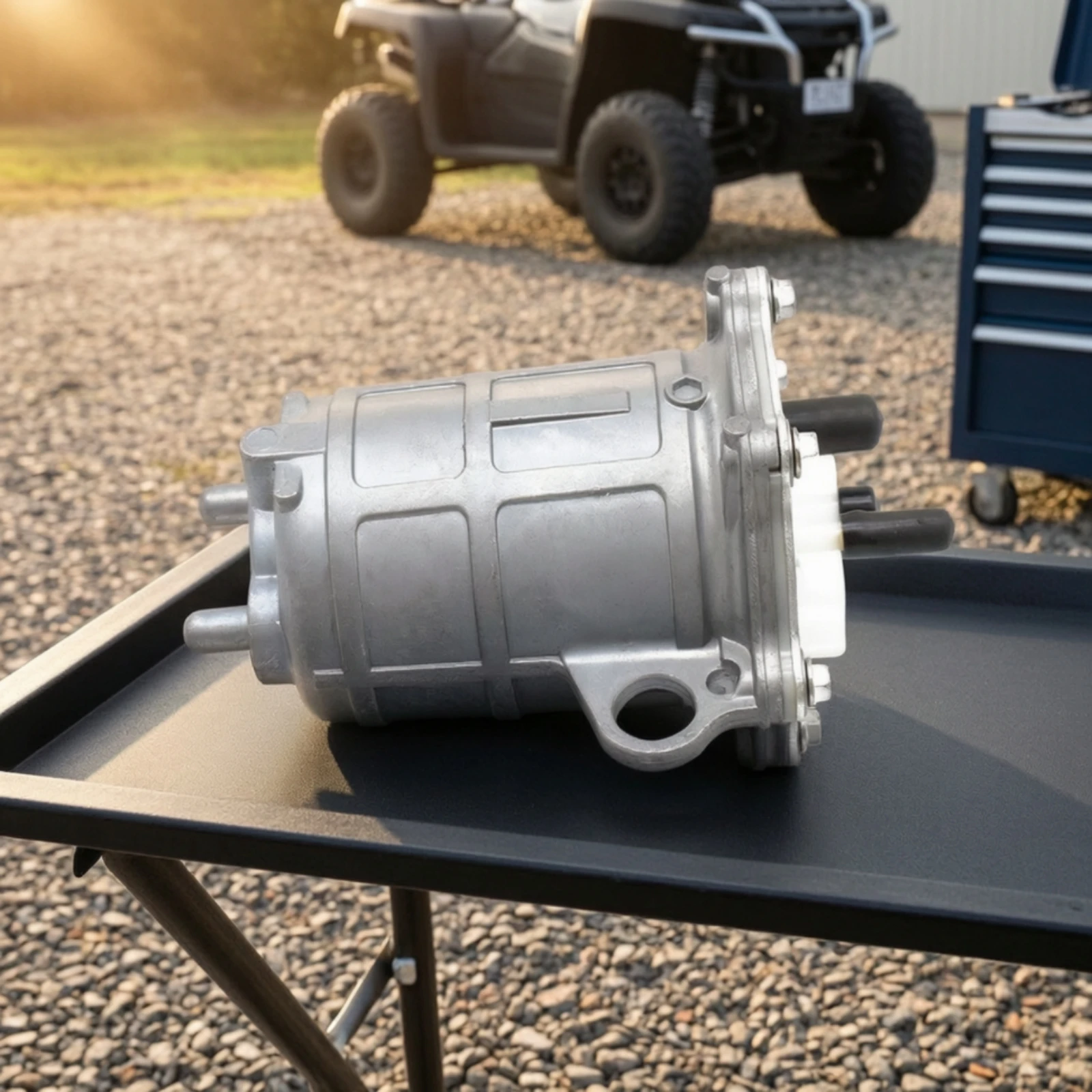 Fuel Pump with Flange Direct Replacement Petrol Pump for Honda TRX420 TRX500 TRX700 Plug and Play Trail Repair