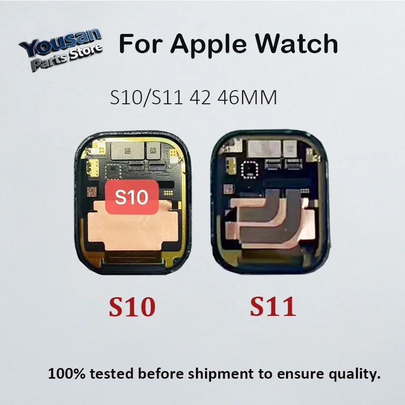 Pantalla táctil y display original para Smartwatch Apple iWatch Series S11 y S10 (42/46 mm) — Ensamblaje digitalizador OLED y repuesto de pantalla