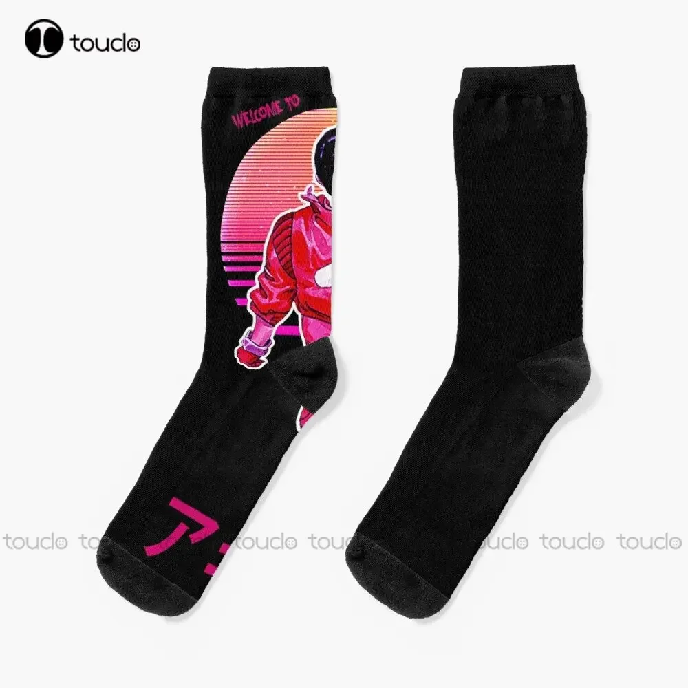 Welcome To Japanese Akira 1988 Film Art Gift For Fans Socks Mens Novelty Socks 360° Digital Print Custom Gift Streetwear Cartoon