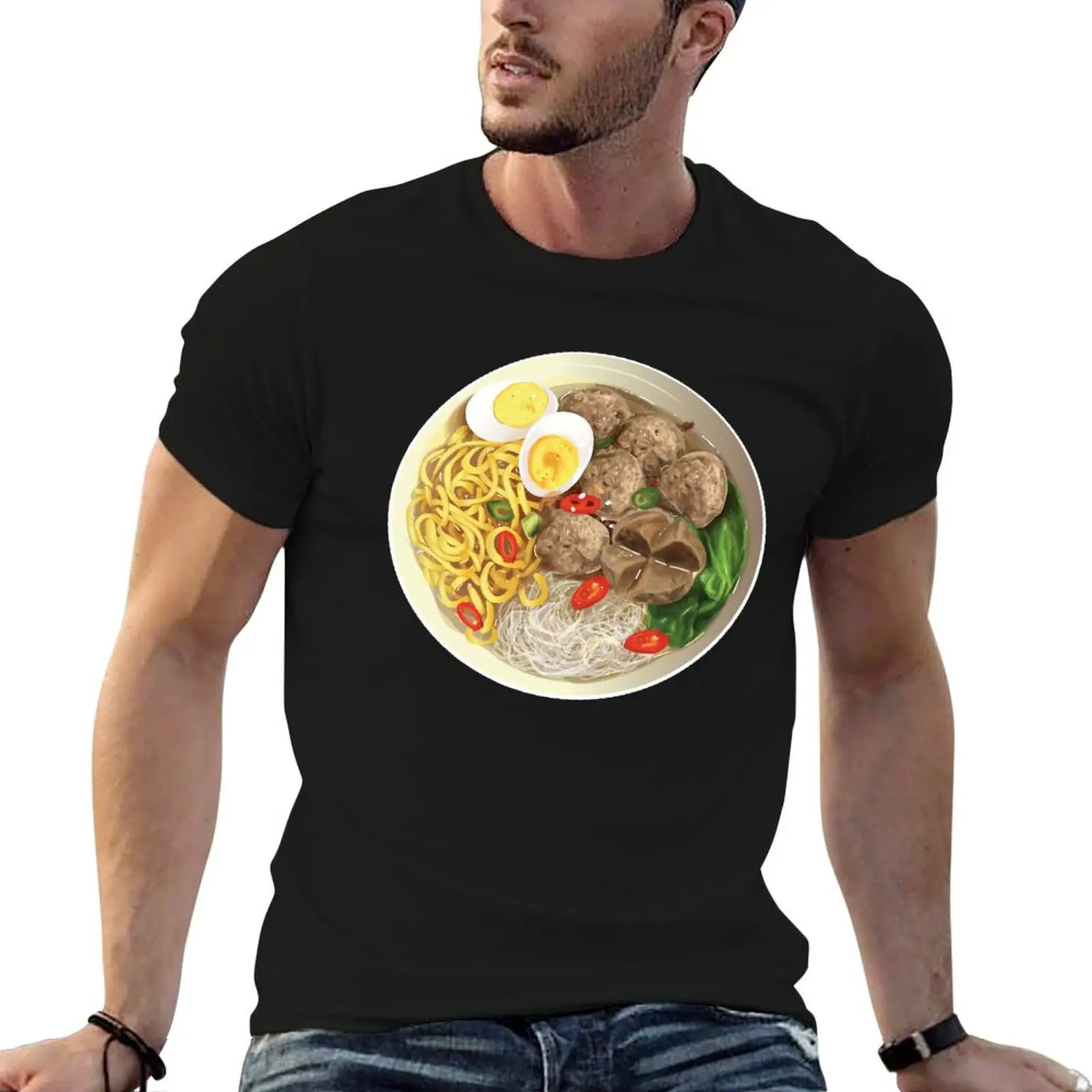 

Indonesian Bakso - Meatball Noodle Soup T-Shirt funny t shirts man t shirt personalised T-Shirt