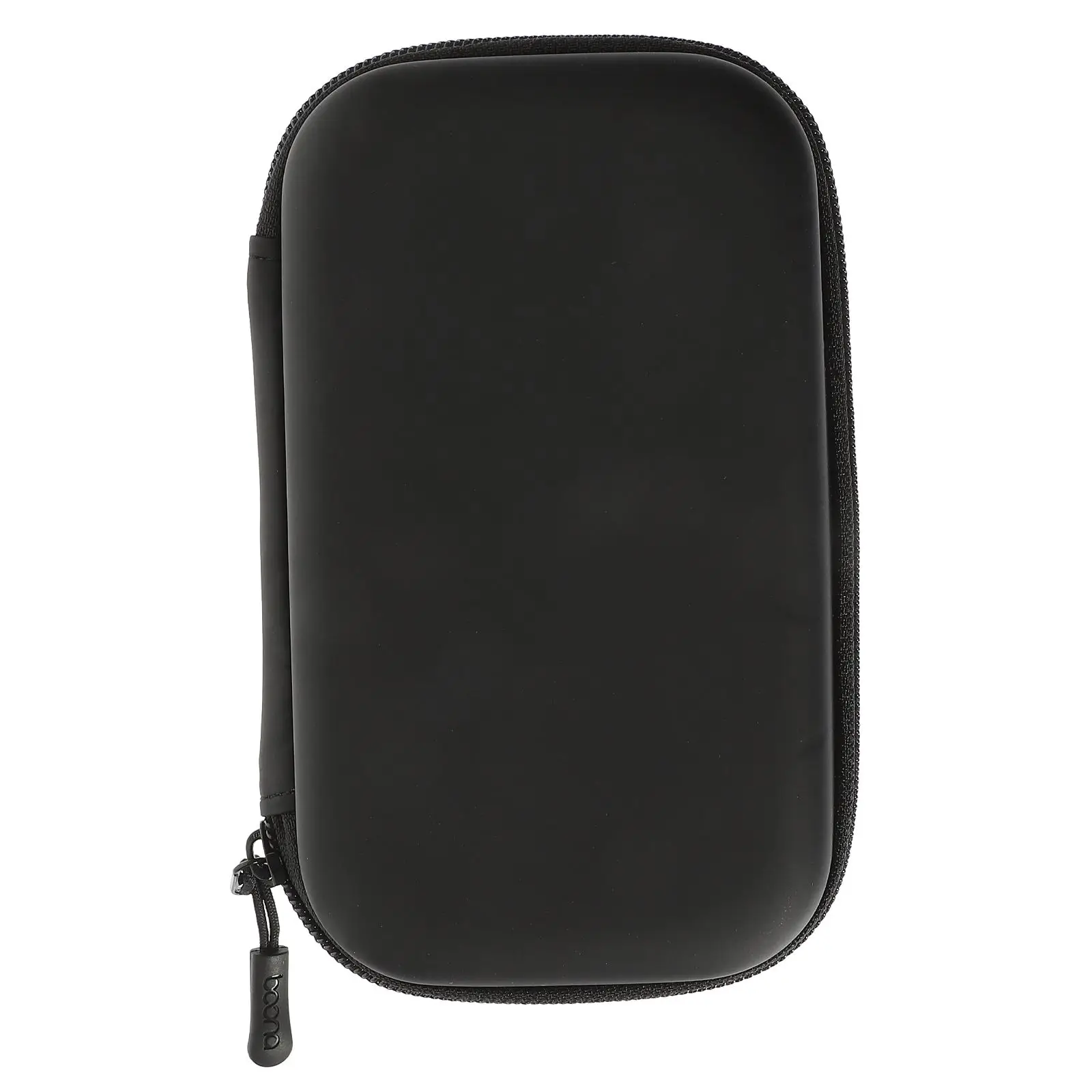 Lapel Microphone PU Storage Bag Black Travel ganizer Case for Headset Electronics Accessories Cord ganizer