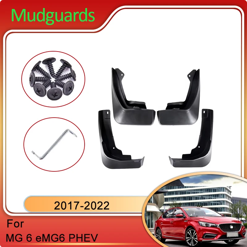 

For MG6 MG 6 eMG6 PHEV 2017 2018 2019 2020 2021 2022 Mudguards Splash Wheels Fender Mudflaps Auto Parts Cars Sticker Accessories