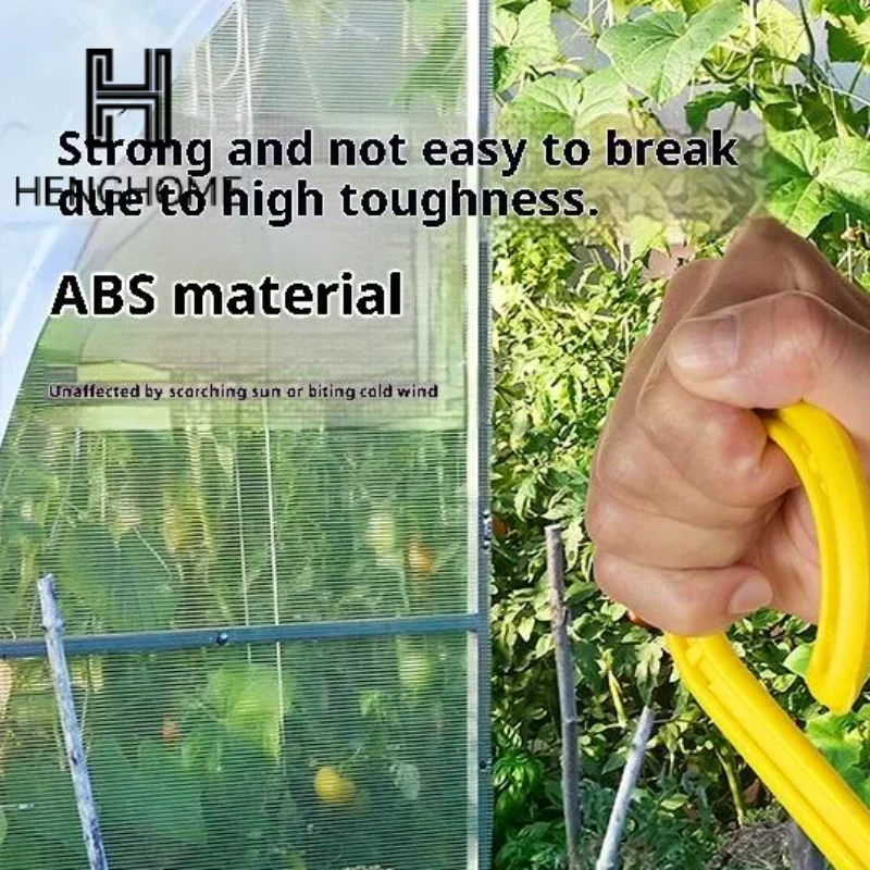 High-Hardness High-Load-Bearing Greenhouse Ventilation Hooks Multi-Functiona No-Drill Cable Wire S-Shaped Hooks