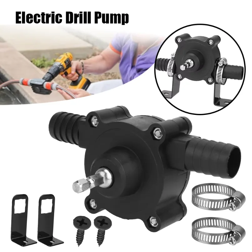 

Portable Home Garden Outdoor Tool Electric Drill Pump Diesel Oil Fluid Water Pump Mini Hand Self-priming Liquid Transfer Pumps