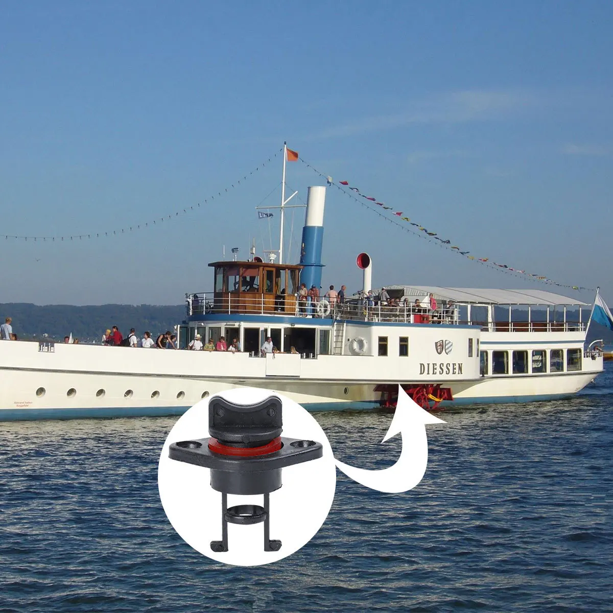 

Nylon Plastic Boat Drain Holes Stopper Marine Accessories Water Plug for Kayak Canoe Boat Scupper Hole Plugs Random Color