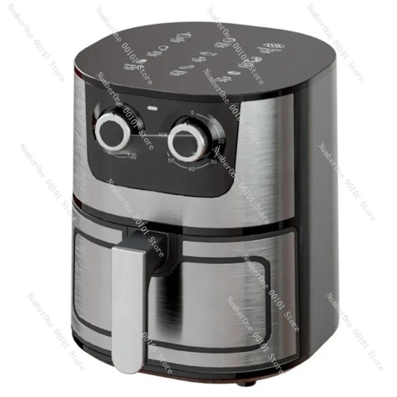 Air Fryer，15L Large Stainless Steel Electric Oven Fruit Dryer With Touch Screen And Viewable Window