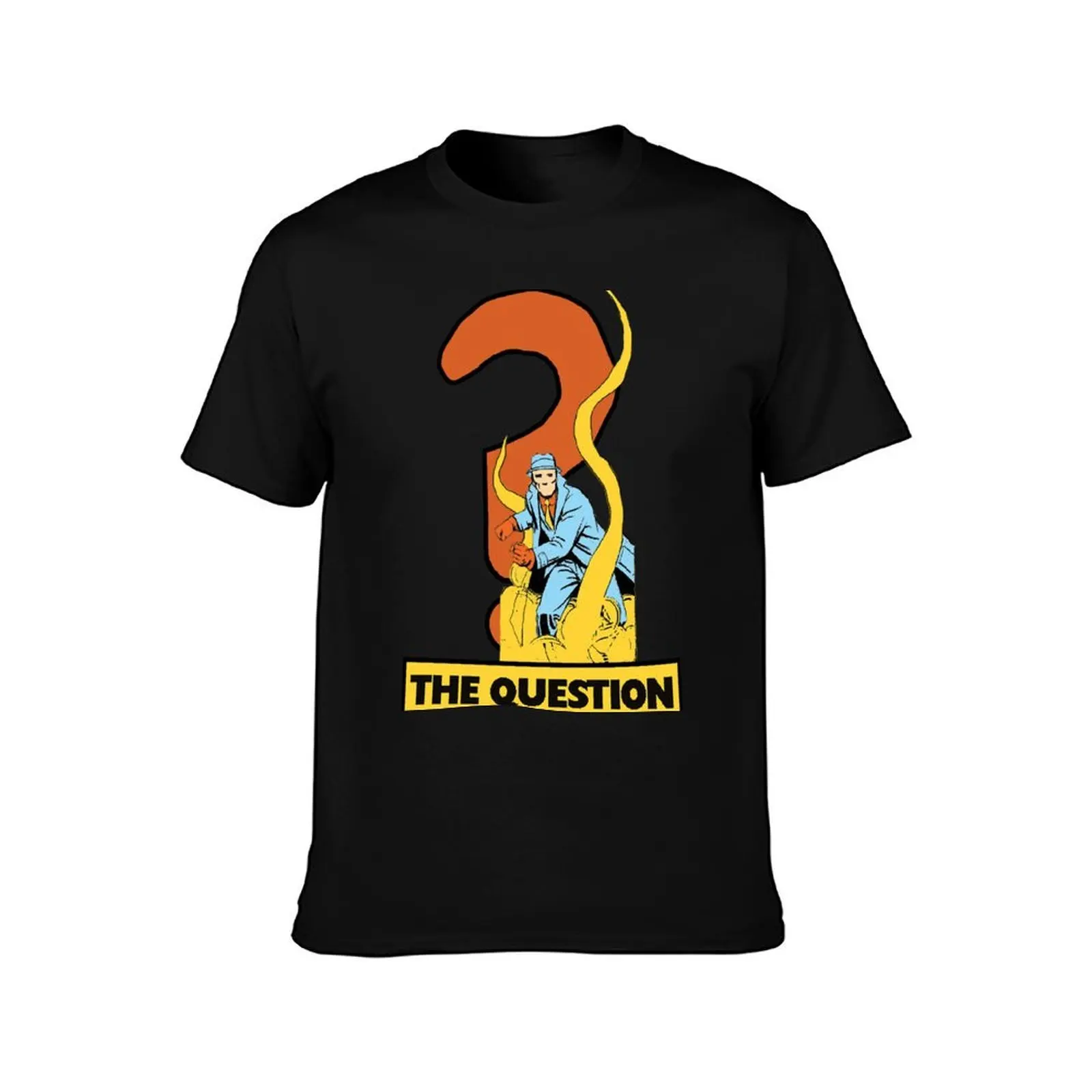 The Question Retro Design T-Shirt Plus Size Lightweight Top T-Shirt