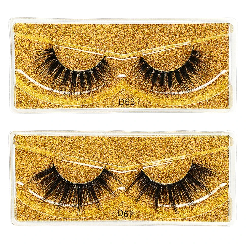 20 Paar Wimpern Bulk Großhandel natürliche flauschige wispy falsche Wimpern Pack Make-up weiche dicke gefälschte Wimpern 3d Nerz Wimpern Masse – Detail 6