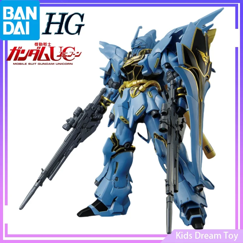 Bandai in Stock Original HG THE GUNDAM BASE FUKUOKA LIMITED SINANJU Ver.GSF Anime Action Figures Toys Collectible Gifts for Kids