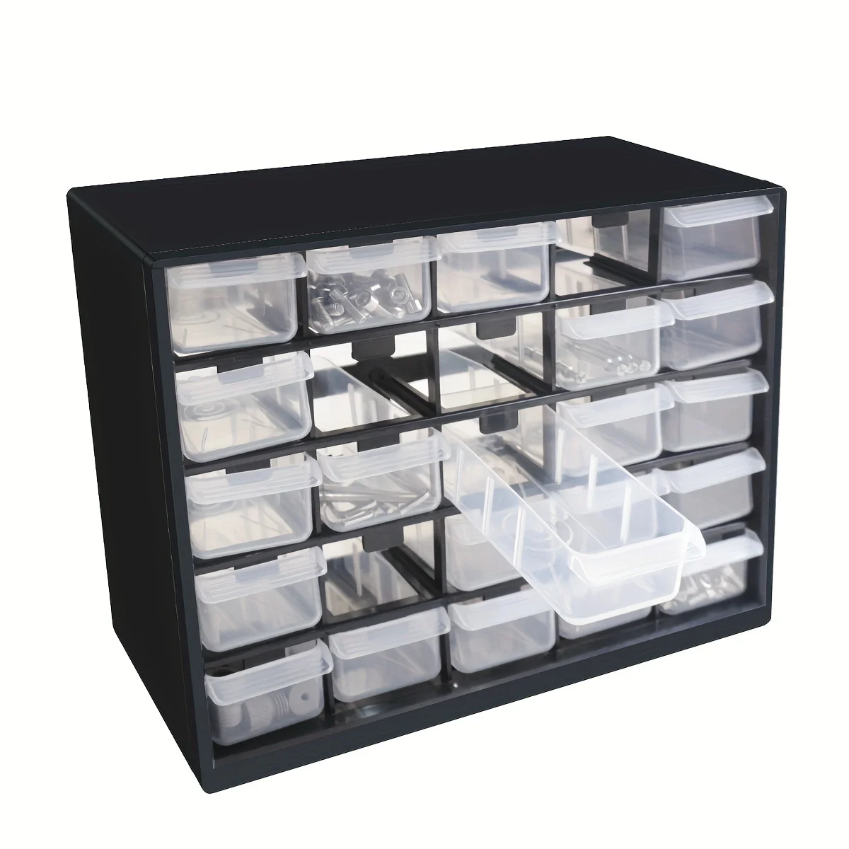 25 Multi-grid Drawer Parts Box Wall-mounted Screw Classification Component Box Tool Case electronic components Storage ToolBox