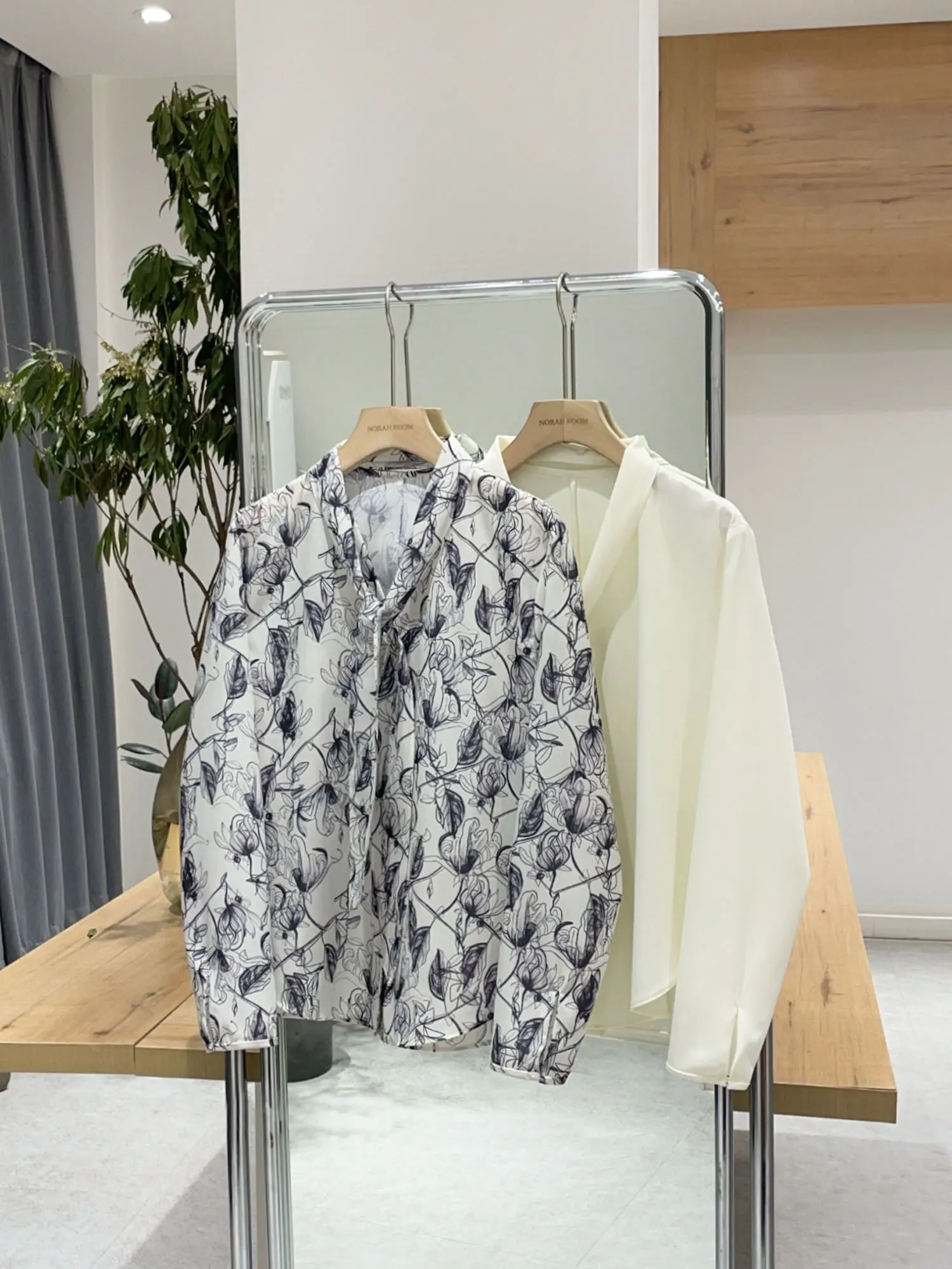 

Nolara Select 2025 Spring New Sle Luxury Brand Large KUH Silk Chiffon irt с поясом French Sle Straight Cut Long Sve...