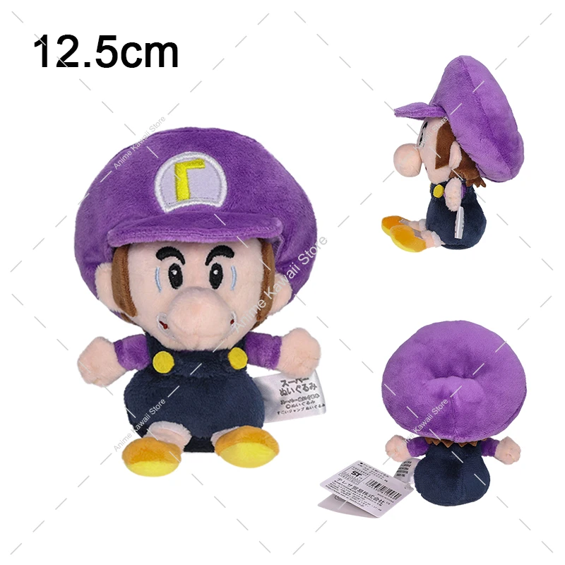 Nowy Mario Bros pluszowa zabawka dziecko Mario Luigi Waluigi Wario miękka wypchana lalka zabawki prezent urodzinowy dla dzieci