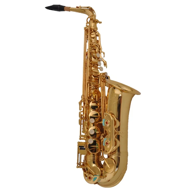 

Hooqu Professional Player High Quality EB Brass Tone Alto Saxophone