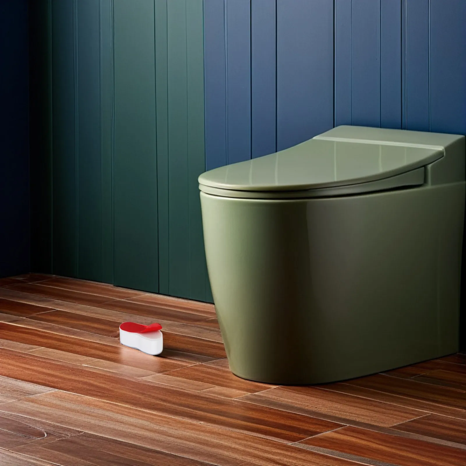 

Набор из 4 высококачественных самоклеящихся противоскользящих накладок-бамперов для сиденья унитаза, серые, для дома