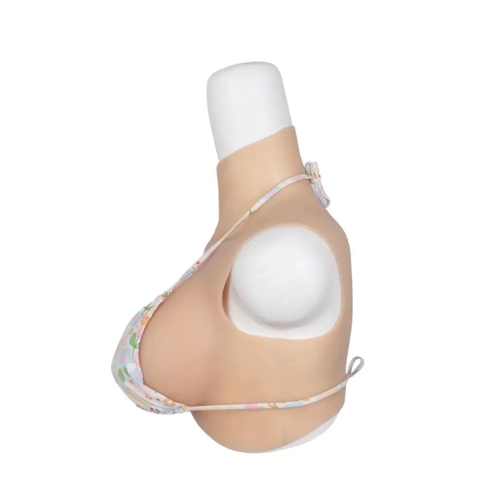 تحديث ثدي مزيف من السيليكون عالي المرونة من C إلى G Cup سيليكون سائل أو قطن مطاطي مملوء بـ 3 ألوان للحفلات التنكرية