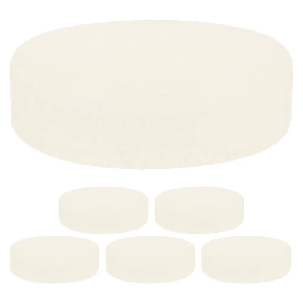 

6pcs Training Ice Hockey Pucks PVC Professional Practice Outdoor Indoor Sports Accessories Lightweight Durable Noise Reducing