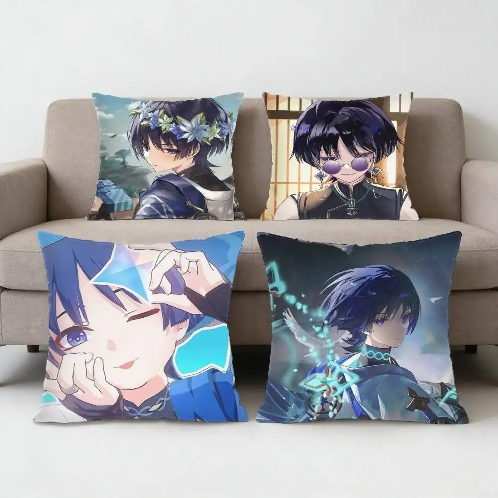 

Rebel Anemo Prince Wanderer Pillow Case Sofa Living Room Bedroom Headboard Backrest Cushion Square Cushion Nap Time