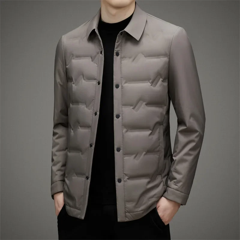 2024 Men's Autumn, Light Down Jacket, Business Leisure, Cold Protection, Warm Down Jacket